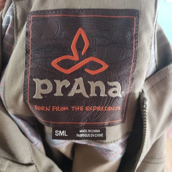 Prana women's green nylon blend outdoor jacket sz small - Picture 2 of 12